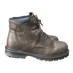 Timberland Pro Magnus Work Boots Mens Size 12 Brown 6” Steel Safety Toe Workwear